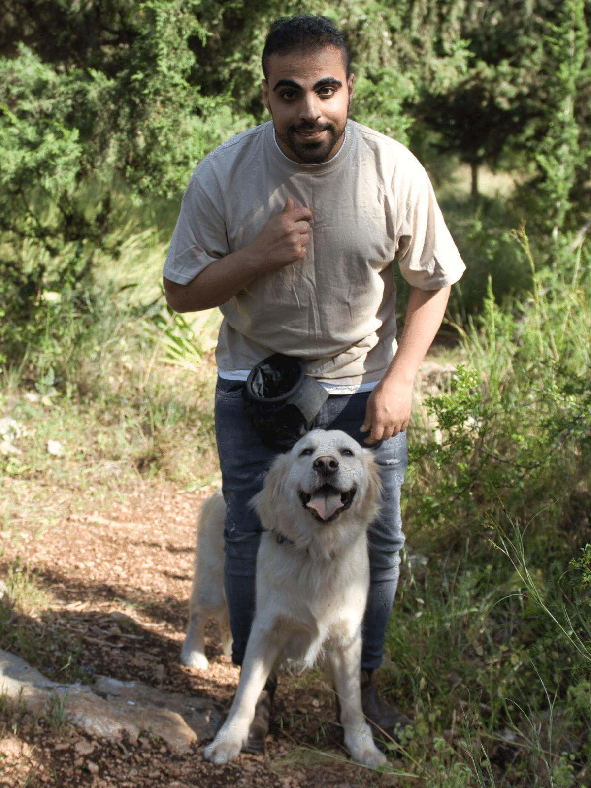 מאלף כלבים במרכז
